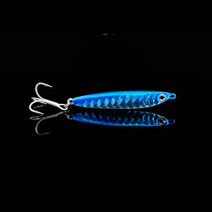 Buy SHADDOCK 10pcs/lot Metal Fishing Lures Spoon Spinner Baits Fishing  Spinnerbait Salmon Trout Minnow Lure Baits With Treble Hooks Online at  desertcartINDIA